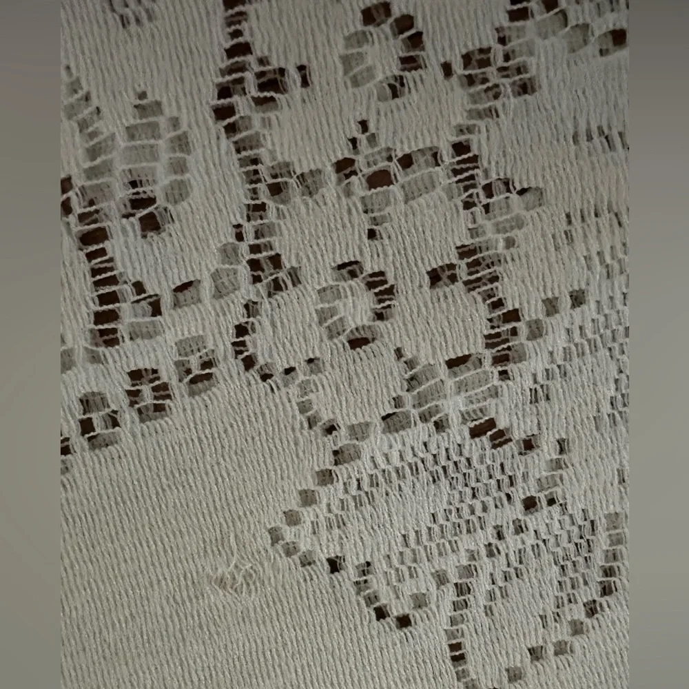 Vintage 60’s 70’s crochet lace boho bell sleeve dress - Picture 13 of 16